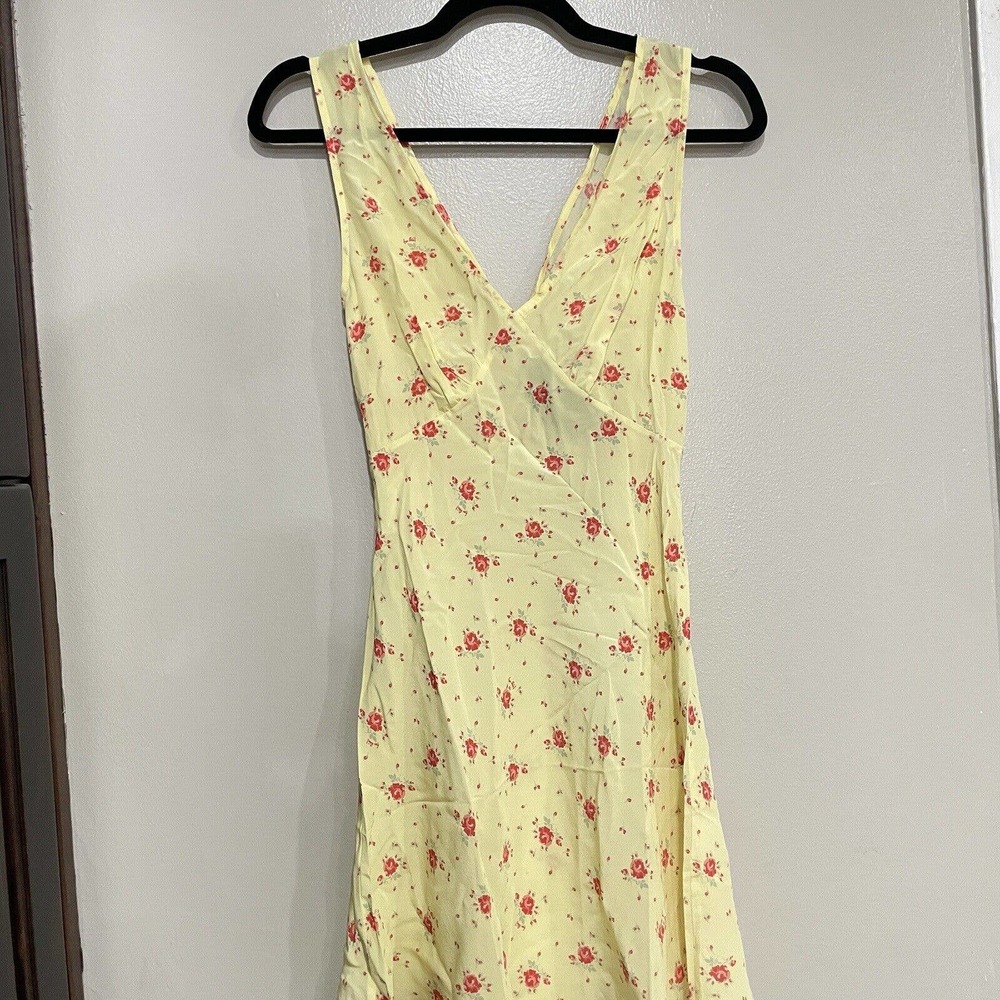 Realisation dress XS floral yellow the isabelli dress verona sleevelss